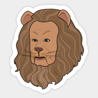 Cowardly Lion Sticker